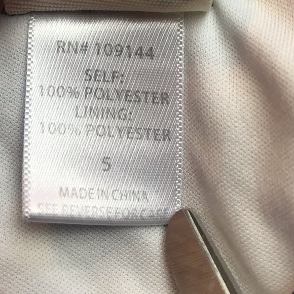 Lily Bleu Girls Dress Spring Summer 5 Navy Lace Sleeveless *Flaw* - Picture 9 of 9